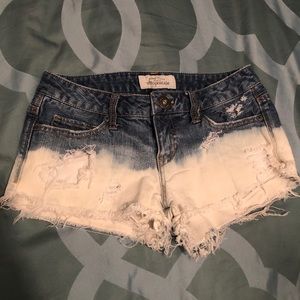 Ombré Jean Shorts